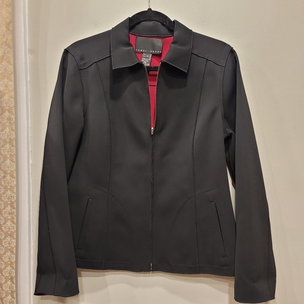 Yansi Fugel Reversible Jacket Red Black - M